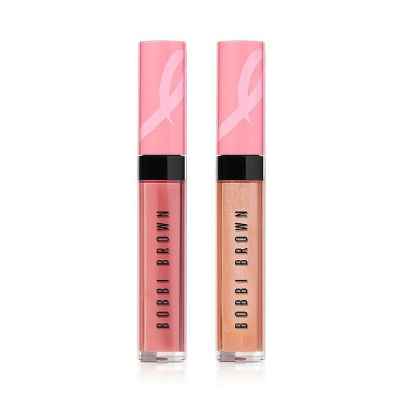 Bobbi Brown Crushed Oil-Infused Lip Gloss Duo Bellini -Free Spirit